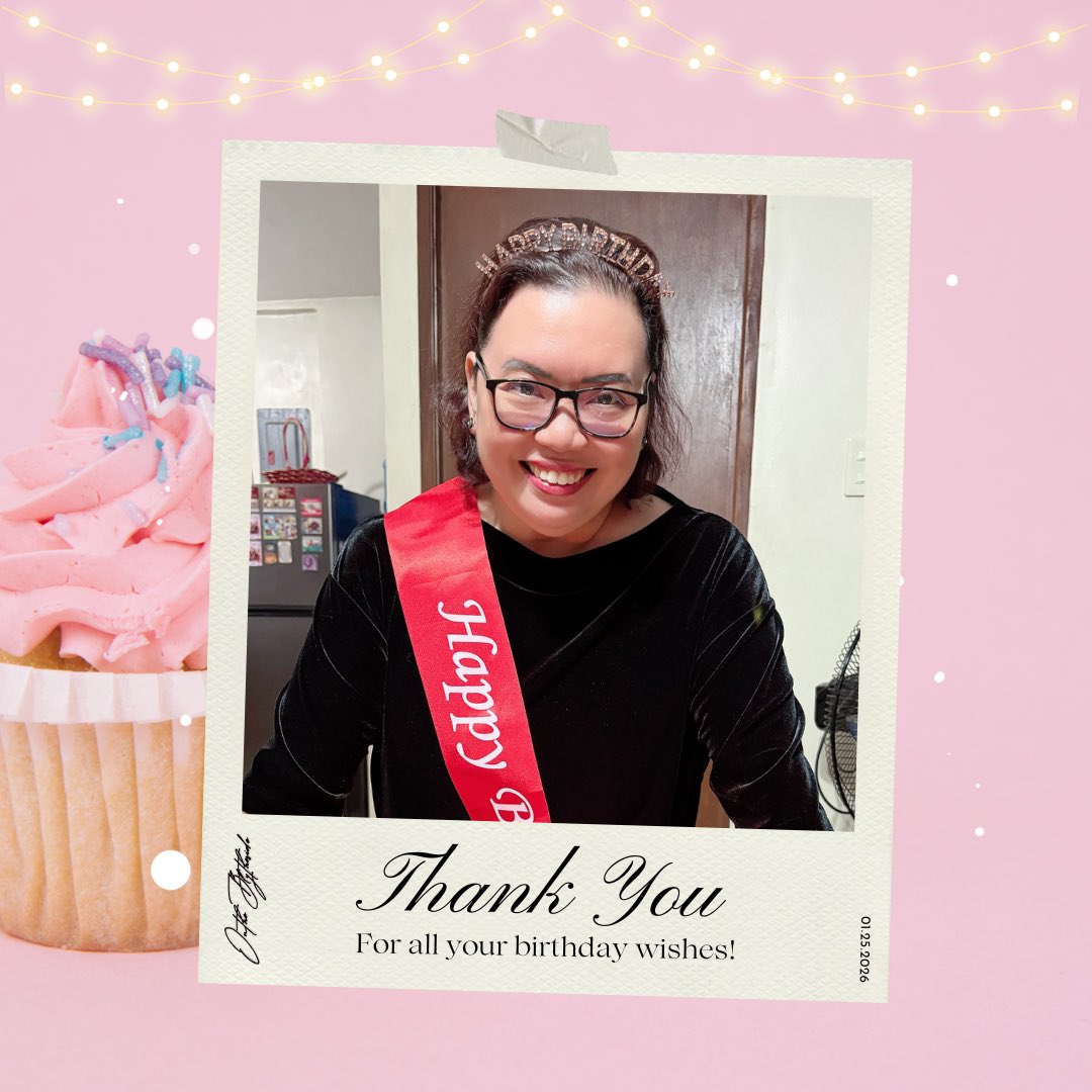 Unang duty pagkatapos ng birthday ko kahapon: UBUSIN ANG MGA CAKE. Chariz. 😆🎂

Thank you all for your birthday wishes! Here’s a haiku that I wrote about yesterday’s occasion. Peace and love to all! 🫶🏻

#EdgeHaiku