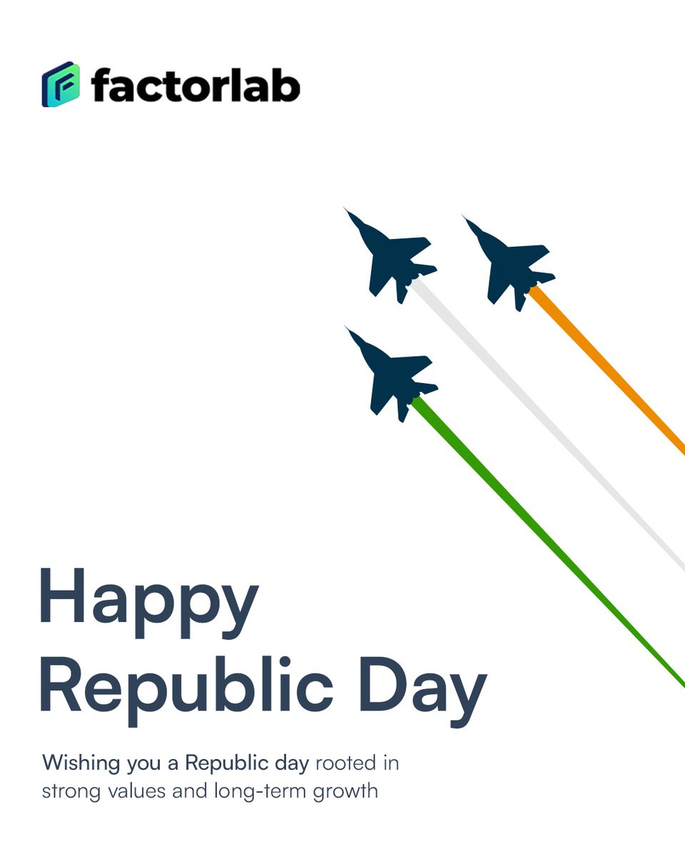 Happy Republic Day 🇮🇳

Here’s to the values that shape our democracy — integrity, discipline, and long-term thinking.
Wishing everyone a proud Republic Day.