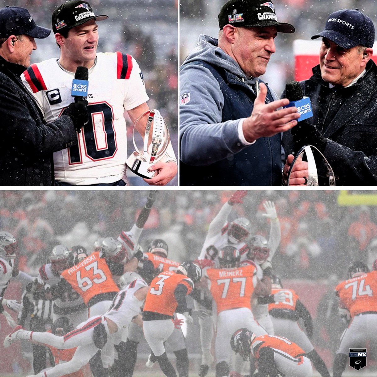 AmeAloMex's tweet photo. ¡¡DISFRUTEMOS LA NIEVE!!

En 20 años cuando todos los estadio sean techados ya no tendremos estas increíbles postales bajo la nieve. Digan que somos anticuados, pero creemos que el factor climatológico siempre debe ser parte de la NFL. Por el momento solo nos queda disfrutar estas increíbles postales que nos regala la naturaleza y el deporte combinados. ¿Están de acuerdo?

Nota completa: https://t.co/LYzga4V8OQ