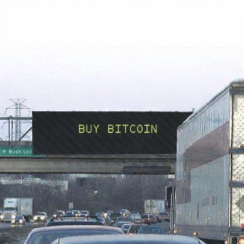 Follow the signs. #Bitcoin