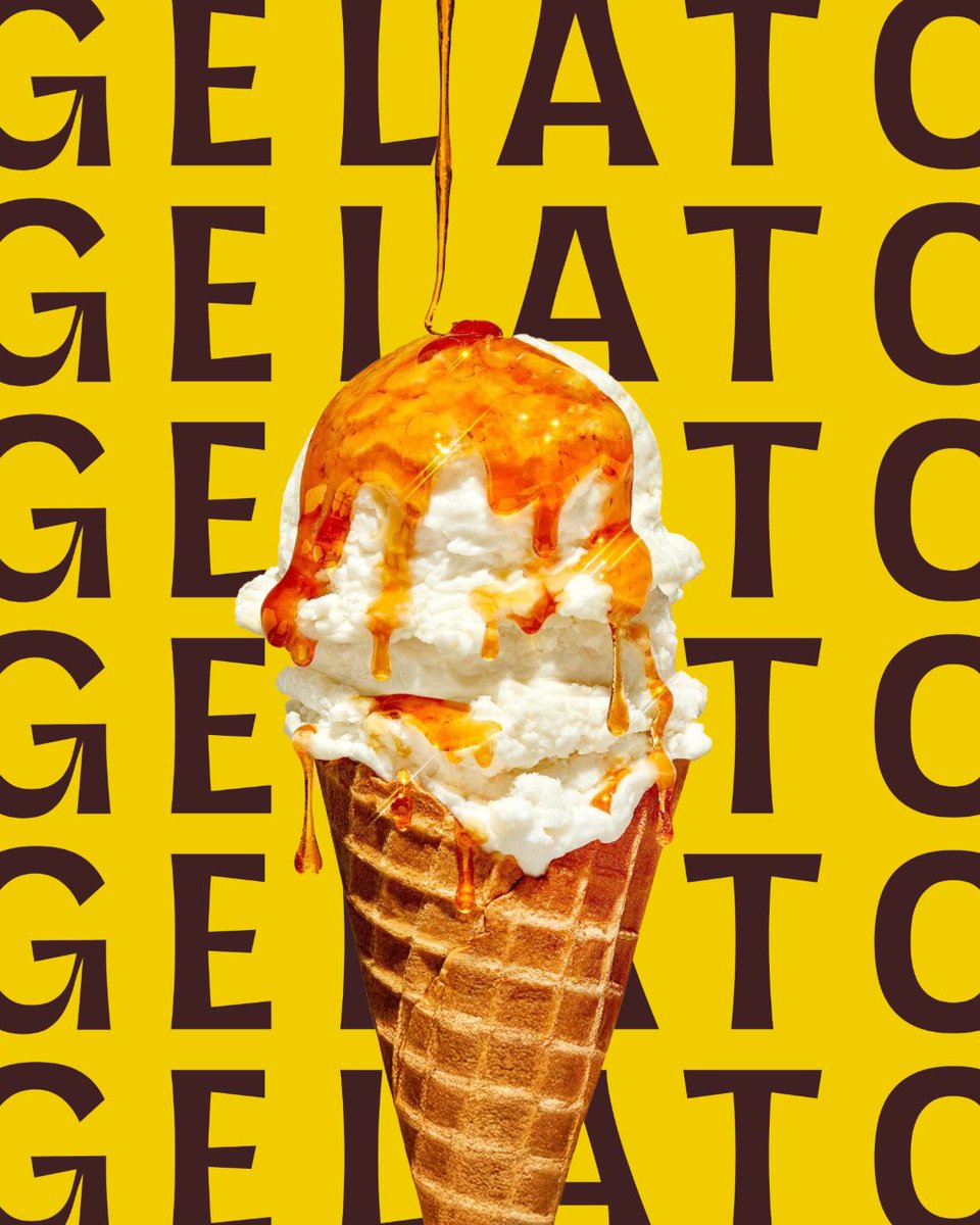 brandiosas's tweet photo. Noticias @brandiosas SANCHO Brands desarrolló desde cero la identidad de Scoop &amp; Date, una propuesta que fusiona gelato y mqaret con un tono lúdico y audaz. El proyecto integra un sistema visual versátil y flexible, con recursos gráficos dinámicos y packaging. #Brandiosas https://t.co/44vUziBvOg