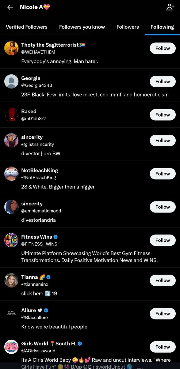 She only mad cause her fav white fetish doesn't like her back