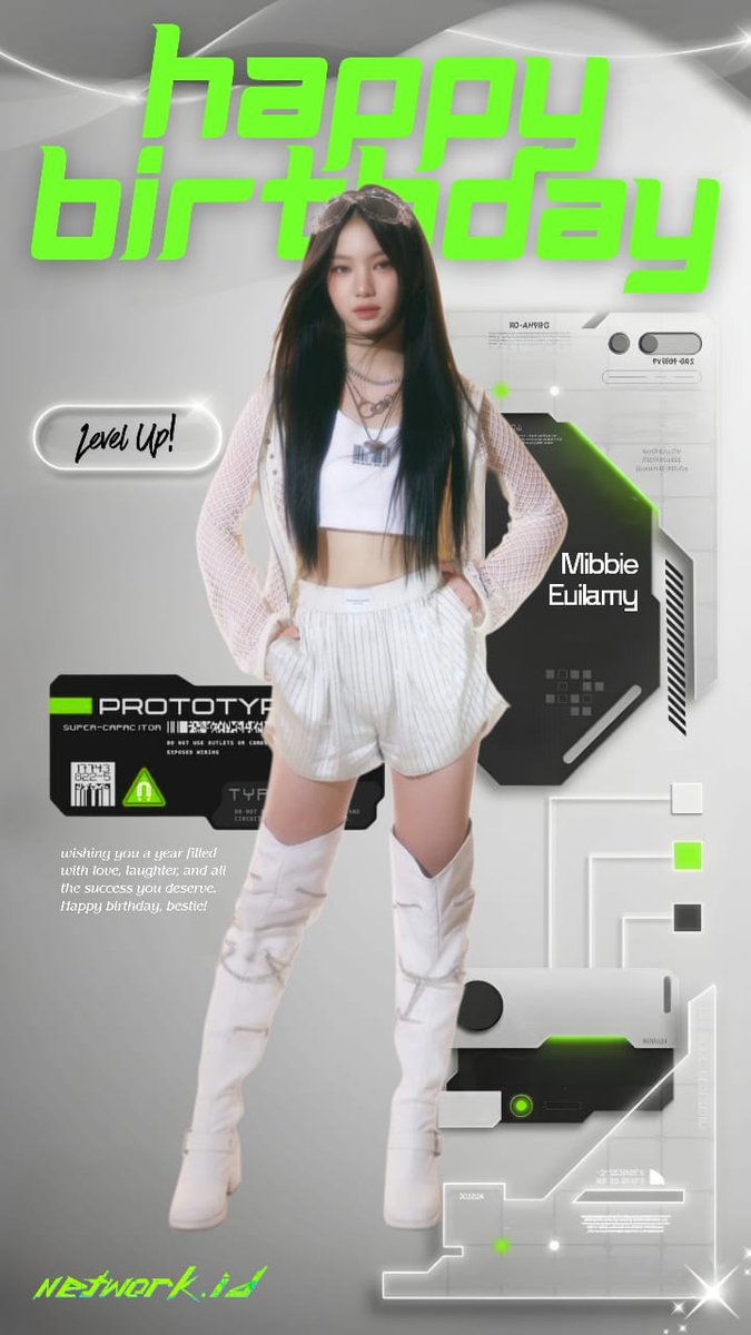 TheNetwork_id's tweet photo. WHO's DAY?!ㅤ "23.Jan.2k26" ㅤAnother level unlocked, satu tahun lebih dewasa. Semoga tahun ini lu tumbuh liar, berkarya bebas, dan tetap jadi diri lu yang paling autentikㅤ..ㅤfor,    Mibbie Euilamy   📟   #NetID https://t.co/lpfqCzIzin