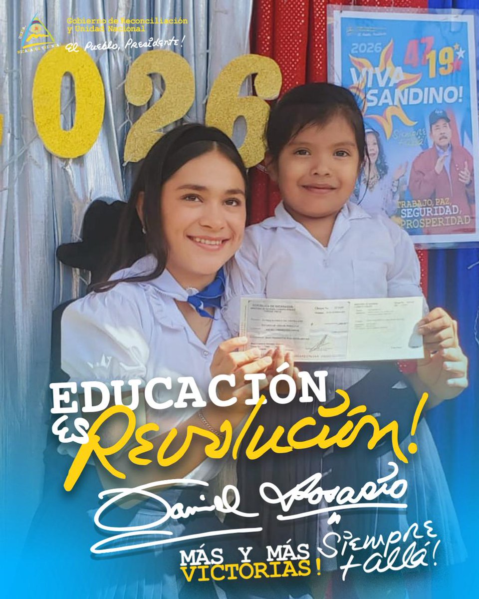 #Nicaragua 🇳🇮 || Mañana vuelven los madrugones y las primeras lágrimas del regreso a clases. Las calles se llenarán con el tráfico de los recorridos y el azul y blanco de nuestros estudiantes honrando los símbolos patrios.

✌️🔴⚫🇳🇮✊ #2026MásyMásVictorias
✌️🔴⚫🇳🇮✊ 
 #SoyCSM