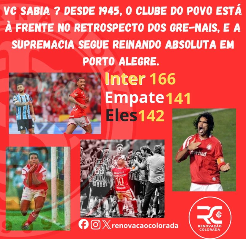 renovcolorada's tweet photo. greNAL não se joga, se ganha!
#renovacaocolorada #renovadoresdobem #sportclubinternacional #vamovamointer #ClubedoPovo #Campeaodetudo
#gauchao2026 https://t.co/UvTXMae82N