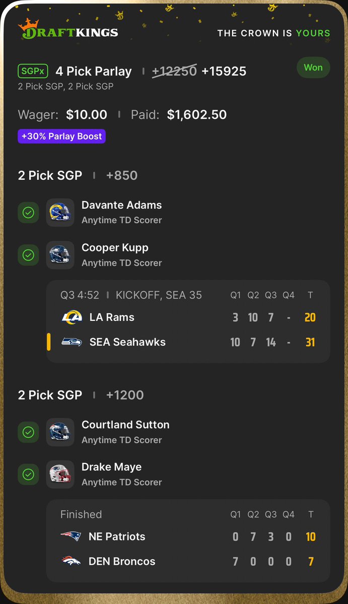 DotBets's tweet image. BIG BAAAAANG!! ✅💰

$50 to (2) Followers who RT! 🔥🔥