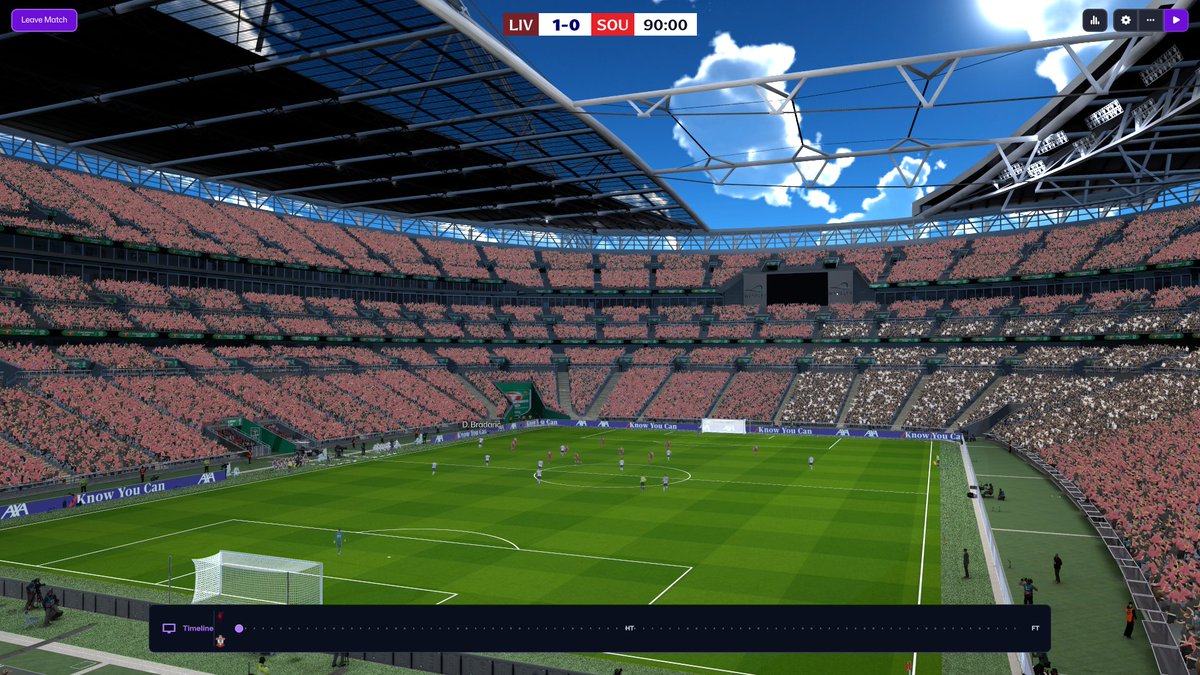 Whether it's a Promotion Party or Promotion Tears, 
Carabao or FA Cup Final? Perhaps even the Community Shield? 

Wembley has arrived. 
#FM26 

Version 2.0 will release with 5 variants. 
One for promotion/relegation finals, FA Cup, Carabao Cup, the Community Shield and the