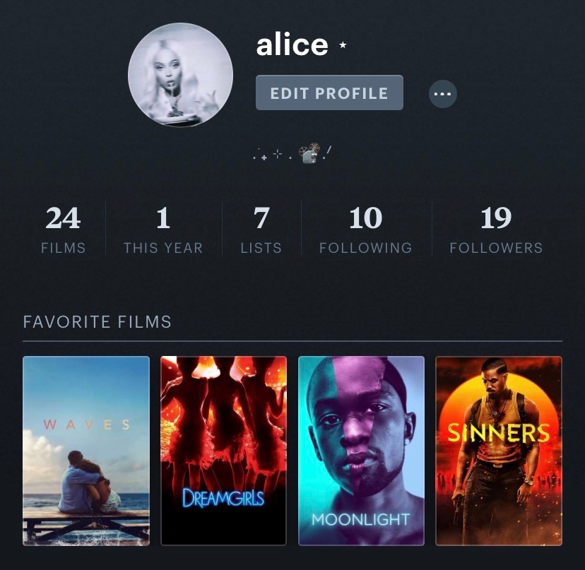 starting to get back into letterboxd