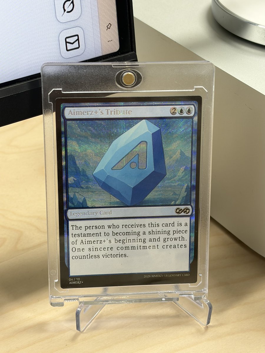I got a Legendary card from <a href="/aimerzHQ/">aimerz+</a> 😍😍

Other members will get it soon!