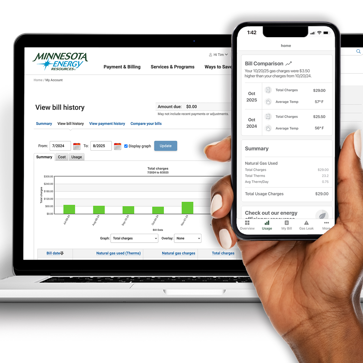 MNenergy's tweet image. Find opportunities to save. 

✅ Track energy trends 
✅ Monitor energy usage data
✅ Make adjustments 

Sign in to the app or MyAccount to save: minnesotaenergyresources.com/secure/auth/l/…