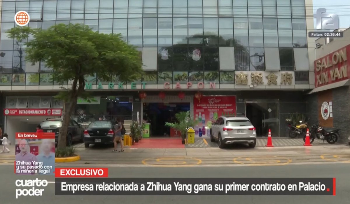 sergiosanabria4's tweet photo. #OJO GRAVE. Empresa china Nuctech Perú, vinculada a Zhihua Yang, CONTRATÓ con el despacho presidencial de Jose Jerí y ganó una orden de servicio por S/ 35, 577. Casualmente la empresa funciona en el mismo edificio del chifa, donde se reunieron Jeri y su amigo el empresario chino. https://t.co/XSfZpNDTV4