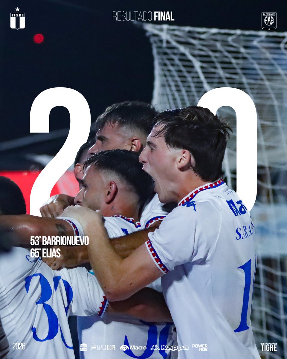 🔚 ¡Victoria en casa! 🏟

#TorneoMercadoLibre 🏆
#TigreEsFamilia 🐯