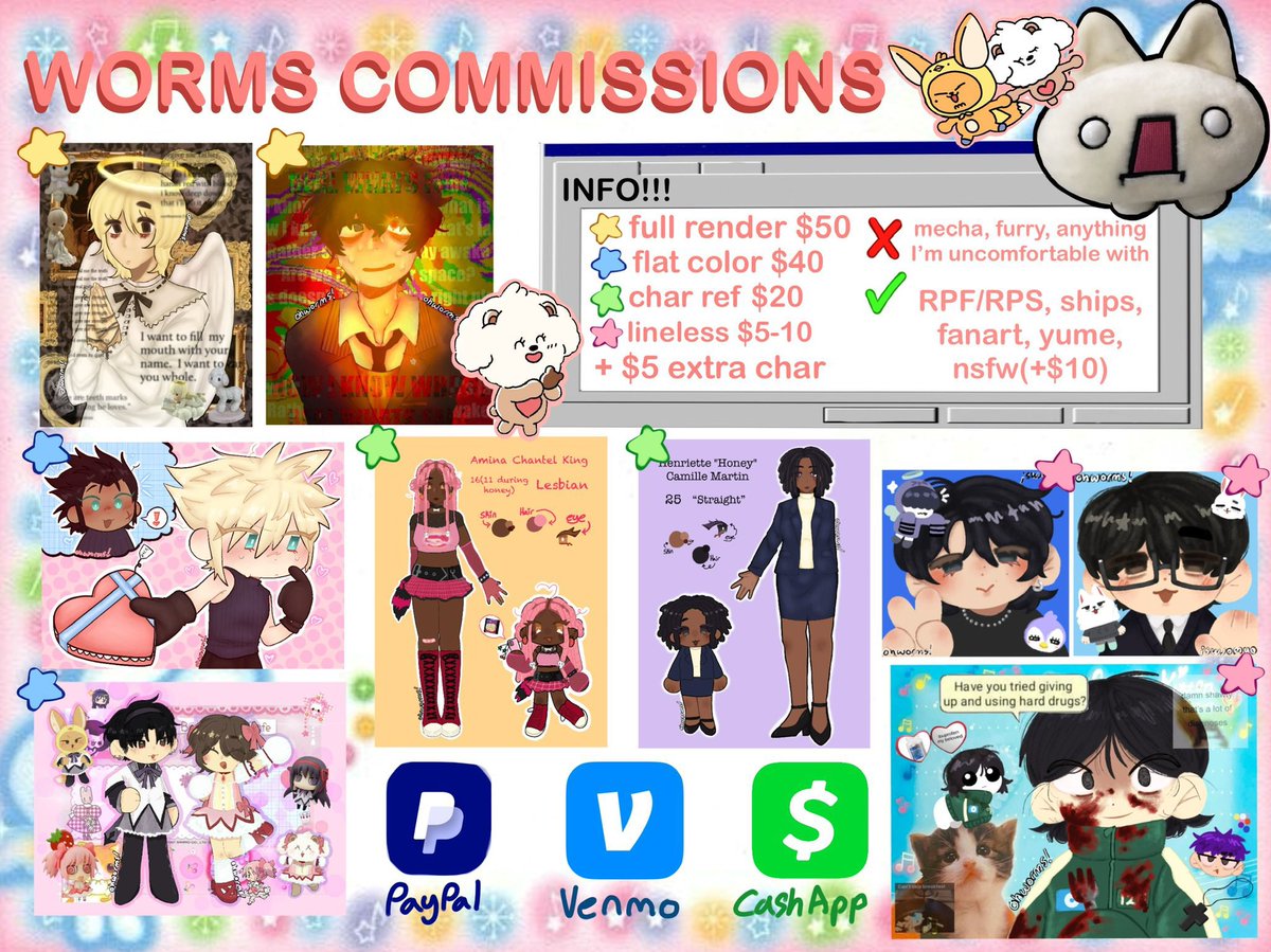 wormie☆彡 !!commissions open!! tweet media