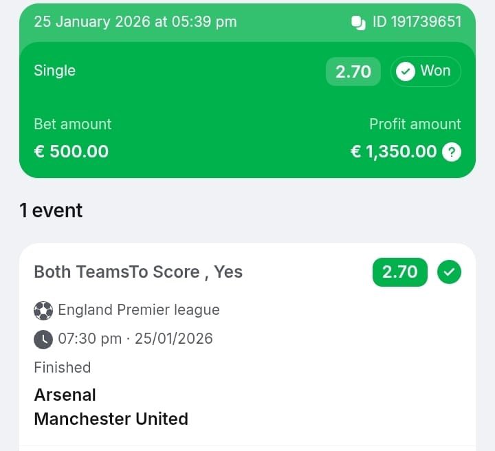 SIR_ROB11's tweet photo. 🥂 Game boom 🥂VICTORY again 🎉
Stake: €500.00
Win: €1,350.00💎

Smart moves.
Quiet wins.

Stay ready  next premium info loading. ⚔️✨

📝 Structured Winning info will available soon in the group,

JOIN NOW LINK 🔗 ON BIO https://t.co/8ZiAfLnPeg
