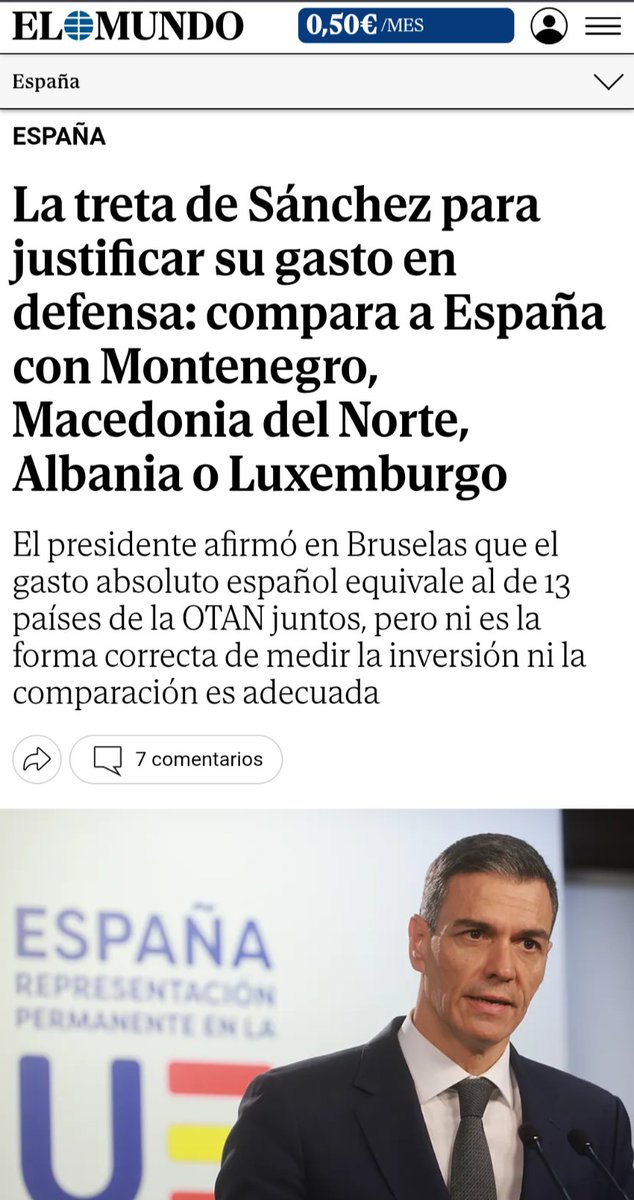 Éramos como 40 periodistas en esa rueda de prensa. Sánchez nunca comparó a España con esos países. Con ningún país, de hecho. 

Es muy sencillo encontrar el video de la rueda de prensa.