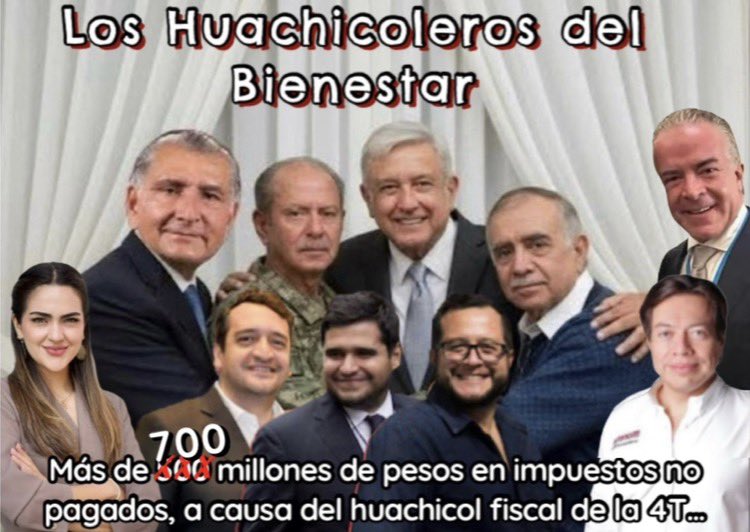 <a href="/Melissa_Bely/">Melissa Ⓜ️</a> <a href="/carolinagalloes/">carolina gallo</a> <a href="/AztecaNoticias/">Fuerza Informativa Azteca</a> <a href="/Claudiashein/">Claudia Sheinbaum Pardo</a> 
38 DENUNCIAS Y USTED AUSENTE.
¡Se trata de protección al CRIMINAL, al NARCO y a los HUACHICOLEROS!
Es EVIDENTE...