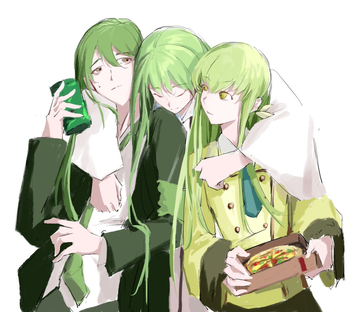 Zanko1114's tweet photo. 绿发万岁
#longhair
#netzach 
#enkidu
#c.c. https://t.co/Q4sGX3veSG