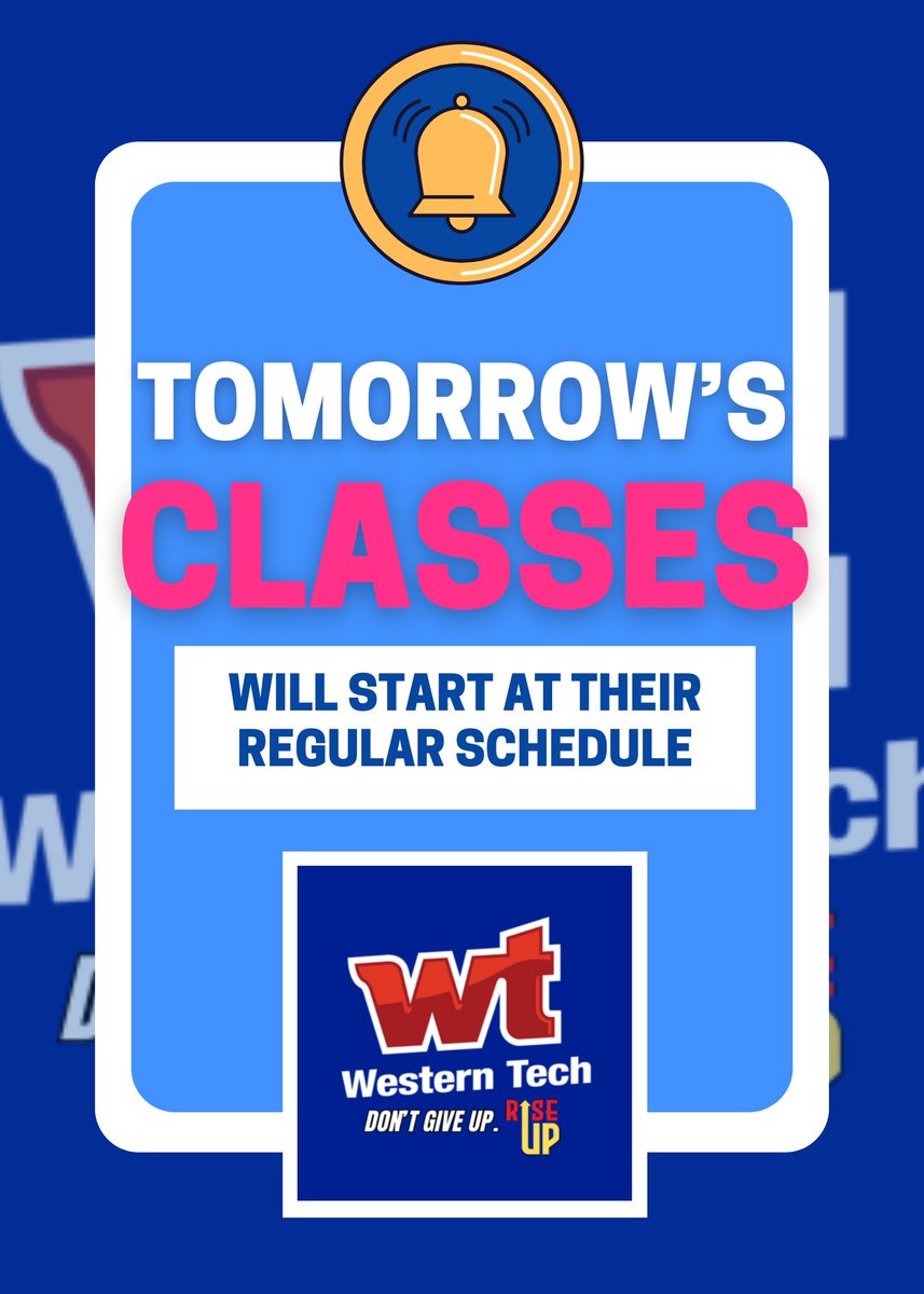 Western Technical College tweet media