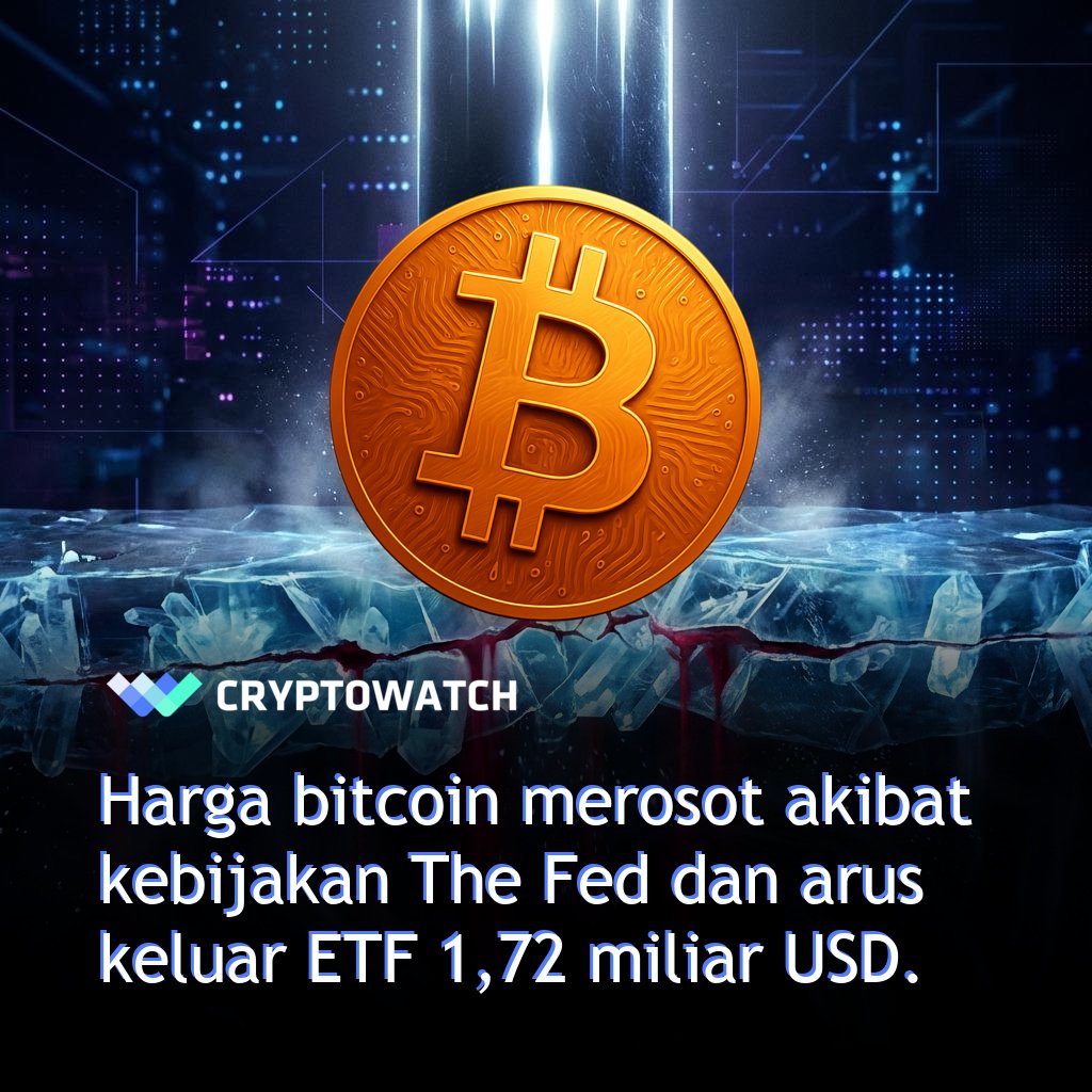Lupakan obrolan The Fed. Satu-satunya sinyal yang penting untuk $BTC saat ini adalah arus keluar ETF spot sebesar -1,72 miliar USD selama 7 hari. Itu murni aksi jual institusi yang menahan harga di support 86k. #bitcoin #crypto #fintwit