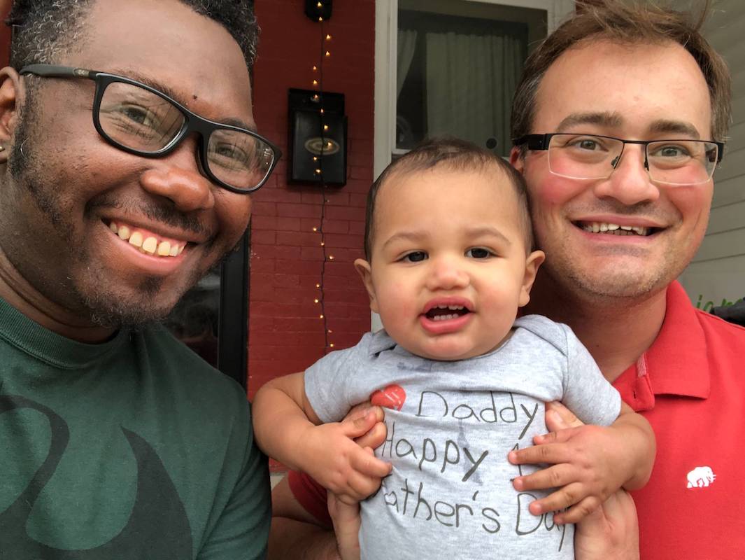 “I know it sounds cliché but it takes a village. My mom and sister are a huge help with this–they often watch Finn when we go out.” Read more in the free Jan/Feb issue #GayParentMagazine bit.ly/4pNbCWY