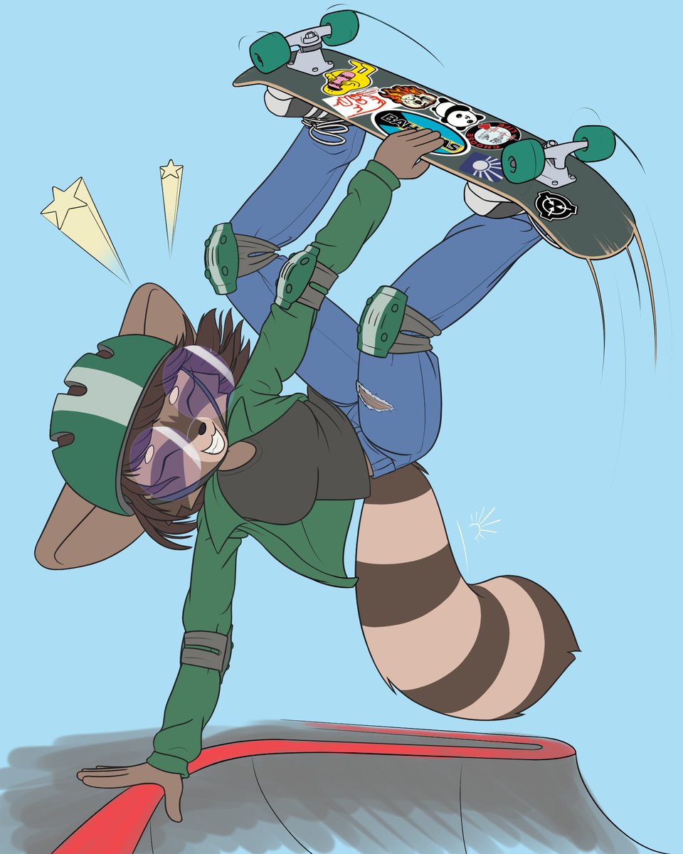 Finally drew Millie actually skating