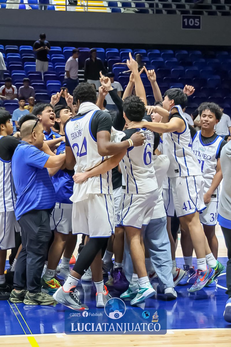 TeamAMDG's tweet image. Ateneo Blue Eagles vs UST
UAAP Season 88 U19 Boys' Basketball

📷 Fabilioh - Lucia Tanjuatco
facebook.com/share/p/1BUoGL…