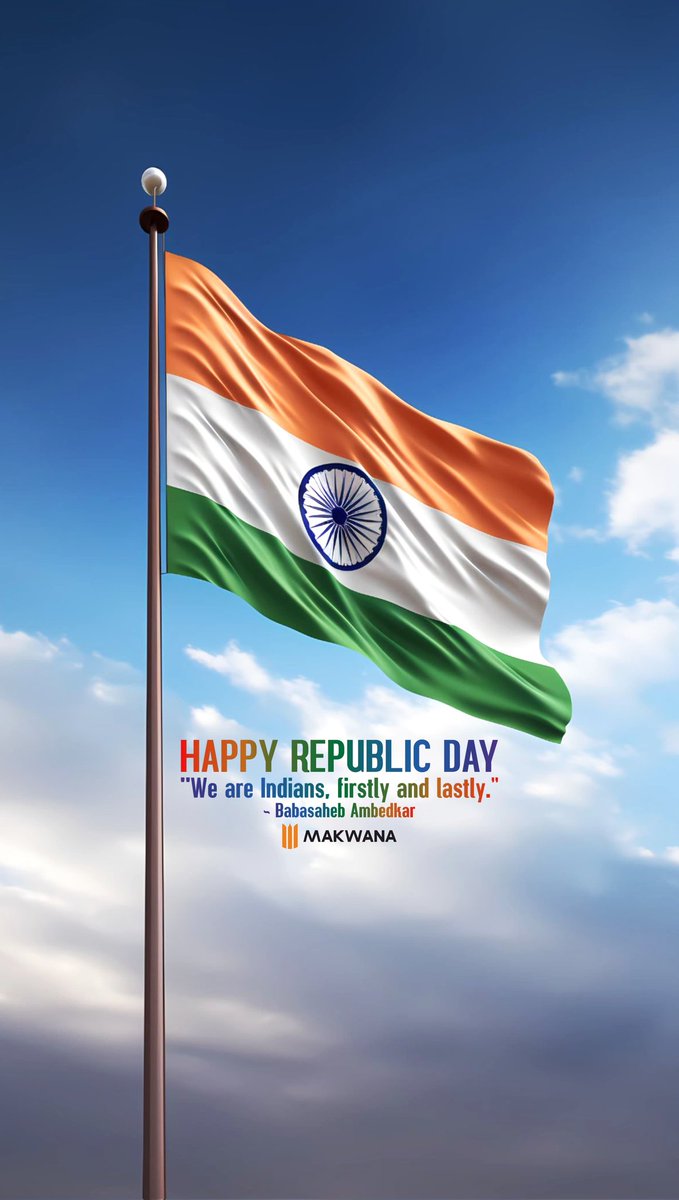 SOLEOPULENCE's tweet photo. "We are Indians, firstly and lastly." 
~ Babasaheb Ambedkar

Happy Republic Day
~ MAKWANA https://t.co/E1qPbwP40v