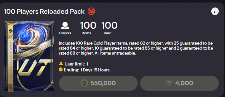 🐐🐐🐐Once Again!! #FC26 
🚨TOTY 100 Players Reloaded Pack Giveaway for FREE

✅ Must be following me &amp; Retweet &amp; Like &amp; Comment your platform.

That's ALL. Winner soon!