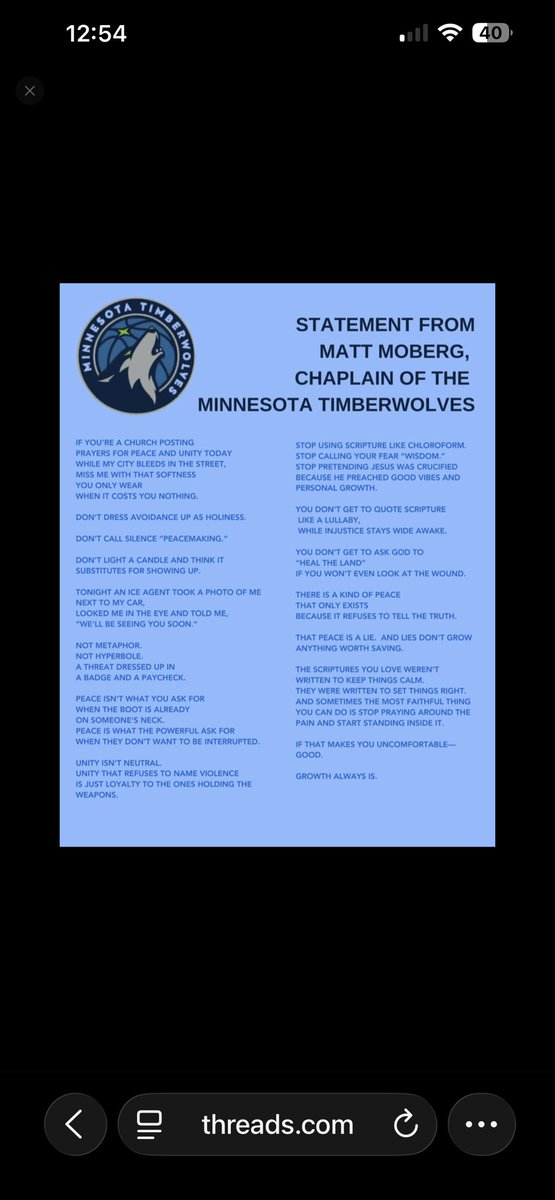 HolyDisruption's tweet image. This is an inspired &amp;amp; holy fire! 🔥 @Timberwolves