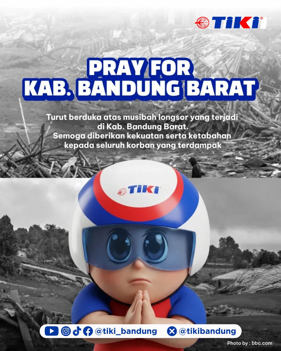 tikibandung's tweet image. Kami turut berduka atas musibah longsor di Kab. Bandung Barat.
Semoga semua yang terdampak diberikan perlindungan, kekuatan, dan pemulihan secepatnya.

#KBB #KabupatenBandungBarat