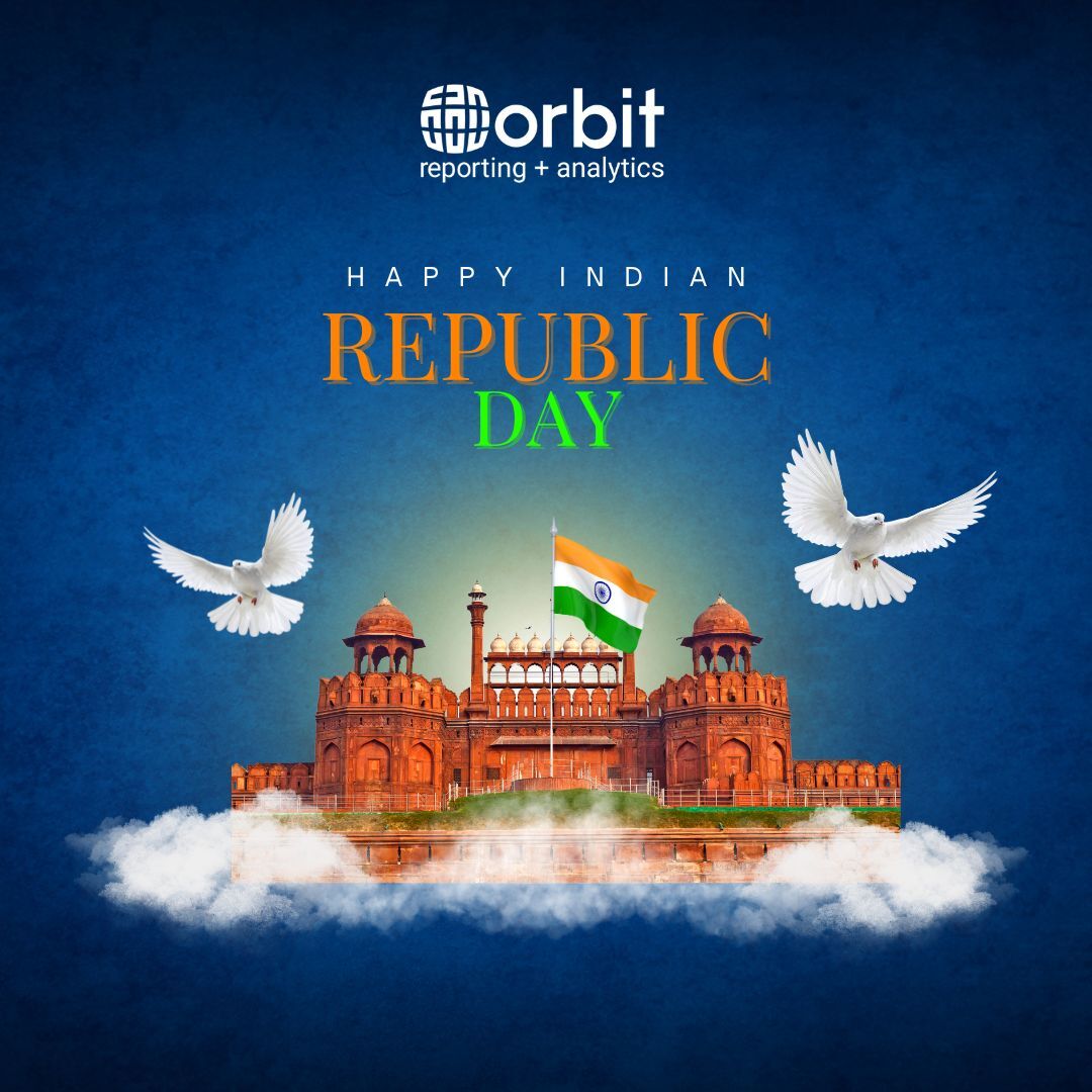 Happy Republic Day!
Today we honor India's Constitution—democracy, freedom, and unity in action. As we advance into a data-driven future, let's drive informed decisions and transparent governance that strengthen our nation.  
#orbitanalytics #RepublicDay #India #DataForChange
