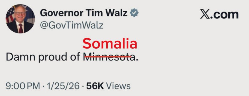 PinoAmericano's tweet photo. @GovTimWalz Fixed it for you. https://t.co/7CNFjMdTX5