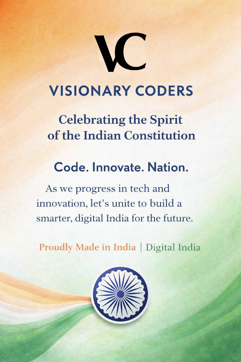 visionarycoders's tweet photo. Happy republic day 🇮🇳 

#Indian #RepublicDayIndia https://t.co/CjBUBqnmDU
