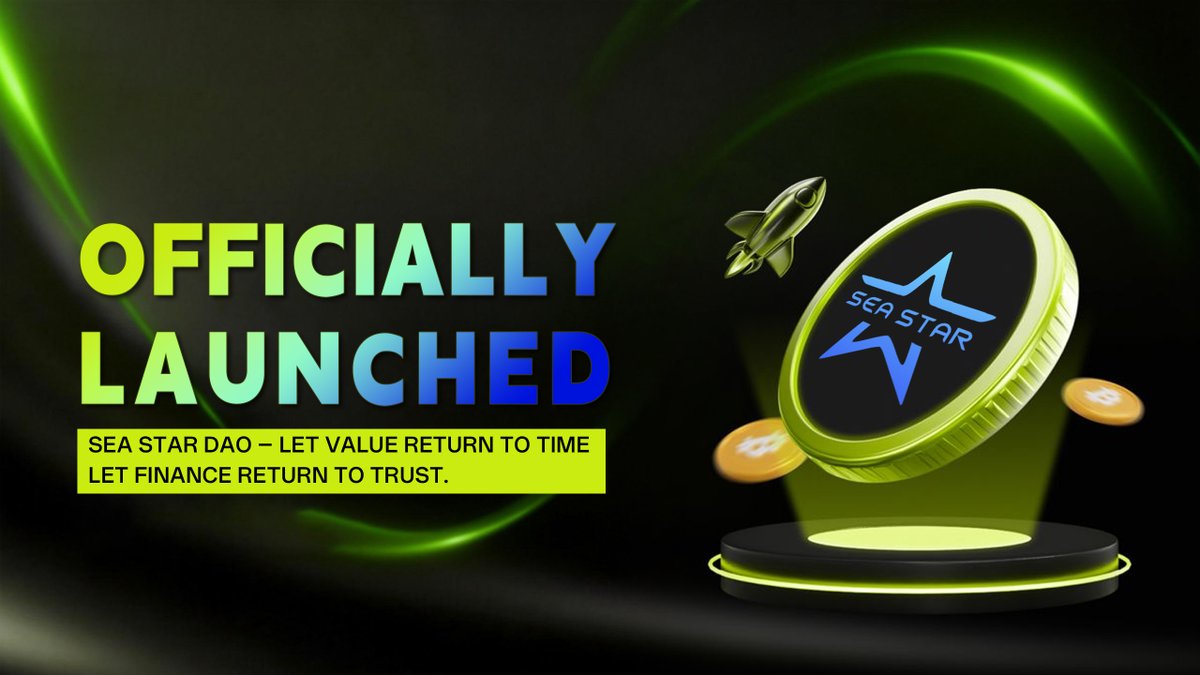 SeaStar_DAO's tweet photo. 🚀SSD Mainnet Officially Live! 🚀 https://t.co/xgQHf7hI2A