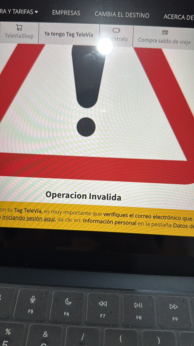 chikyboop's tweet photo. @TagTeleVia horrible página web, horrible app, por ningún lado se puede recargar saldo, quiero cambiar mi método de pago y arroja esta alerta. No es posible que en pleno 2026 sigan siendo tan incompetentes tecnológicamente hablando. https://t.co/2ppwnBEQVw