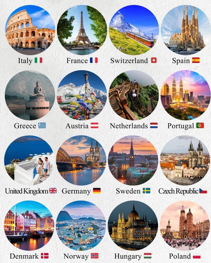 How many have you been to?  
I need to travel more; I haven't been to any.
🤣🤣