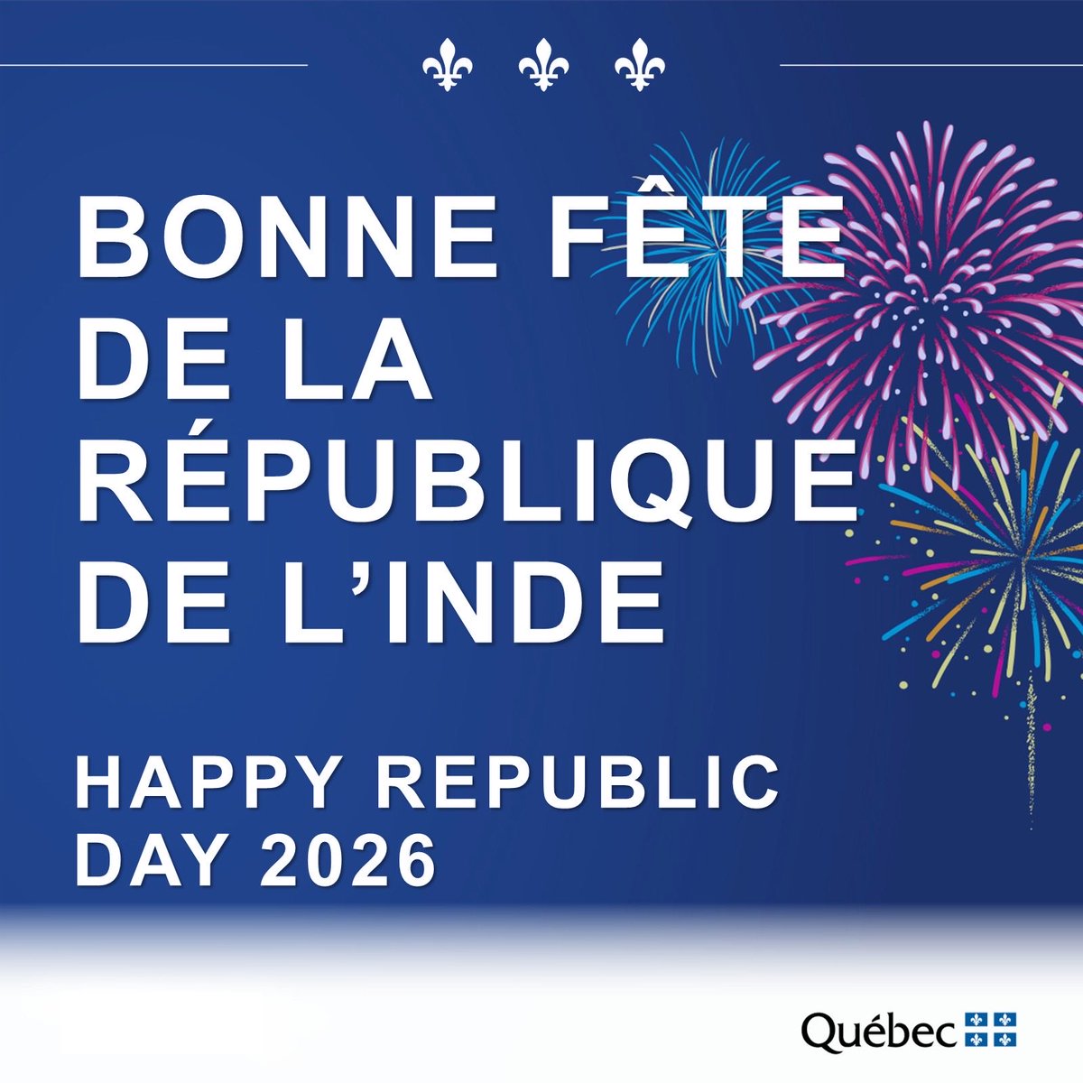 Québec in India tweet media