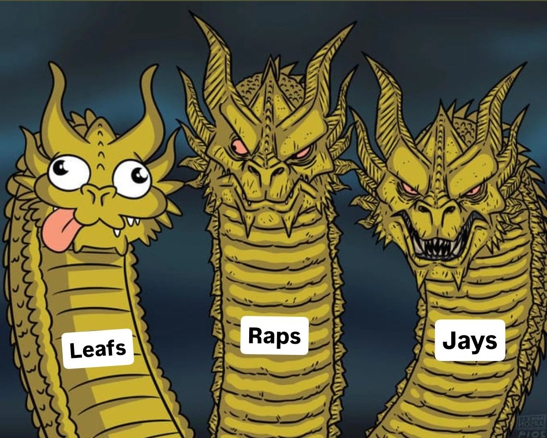 Prominent_Jaay's tweet image. The current state of Toronto sports #WeTheNorth #BlueJays #leafsnation