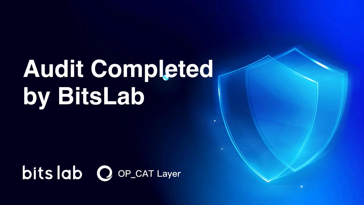 We are pleased to announce that BitsLab has completed the security audit for OP_CAT Layer <a href="/op_catlayer/">OP_CAT Layer | Mainnet Coming Soon</a>! 🛡️

OP_CAT Layer is the world’s first OP_CAT-native execution layer for Bitcoin with 100% Trustless bridge, High-performance UTXO, Verifiable covenants and BTCFi

At BitsLab,
