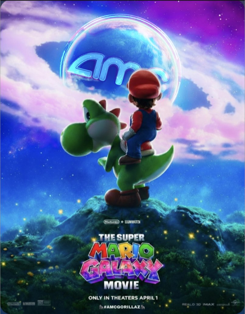 <a href="/UniversalPicsAU/">Universal Pictures</a> <a href="/AMCTheatres/">AMC Theatres</a> 🍿🍄🦖😊