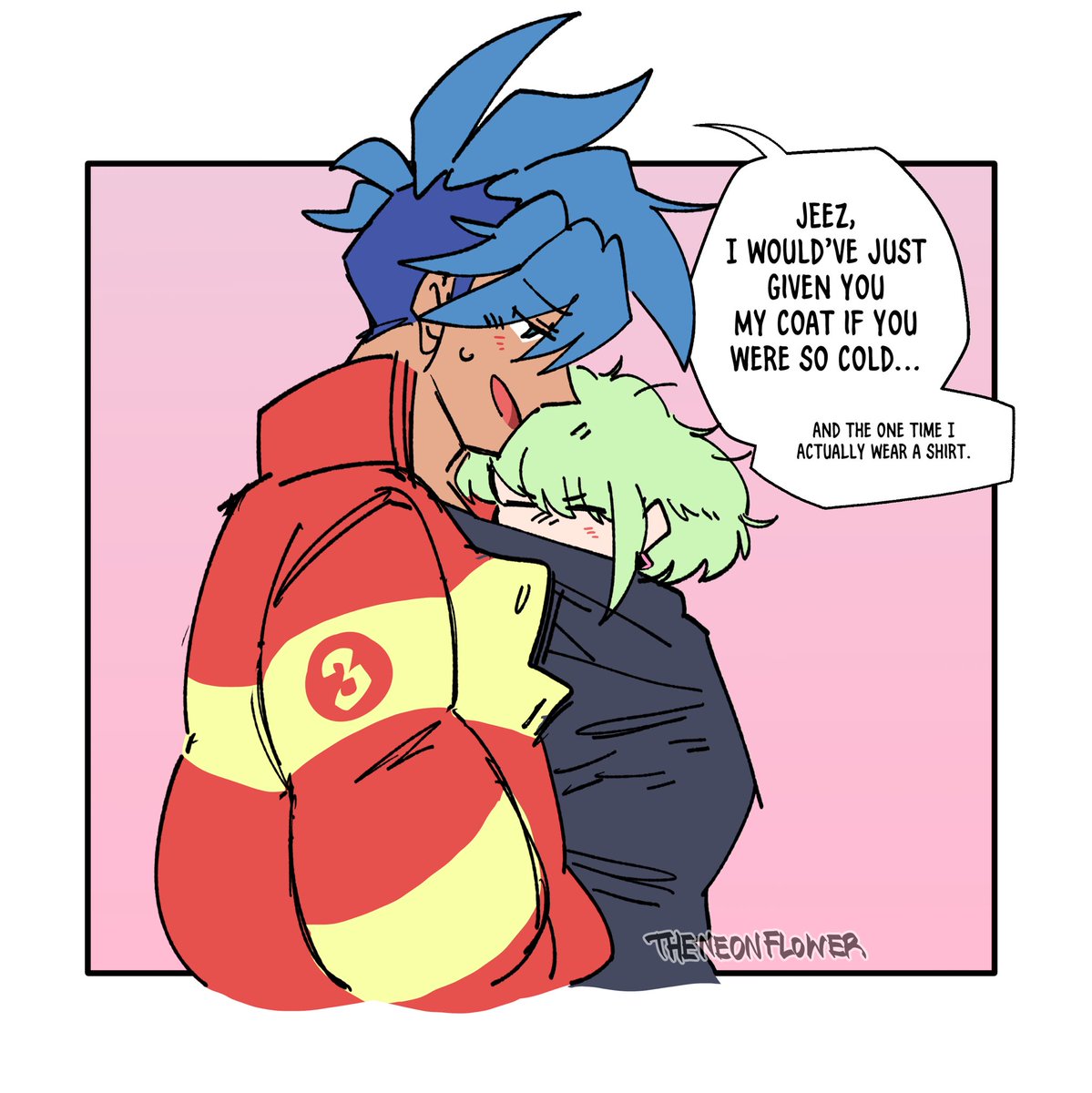 boyfriend’s shirt #promare #galolio