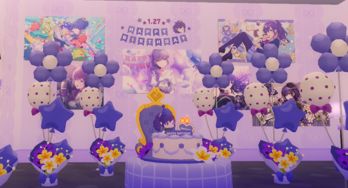 まふゆお祝いする準備した