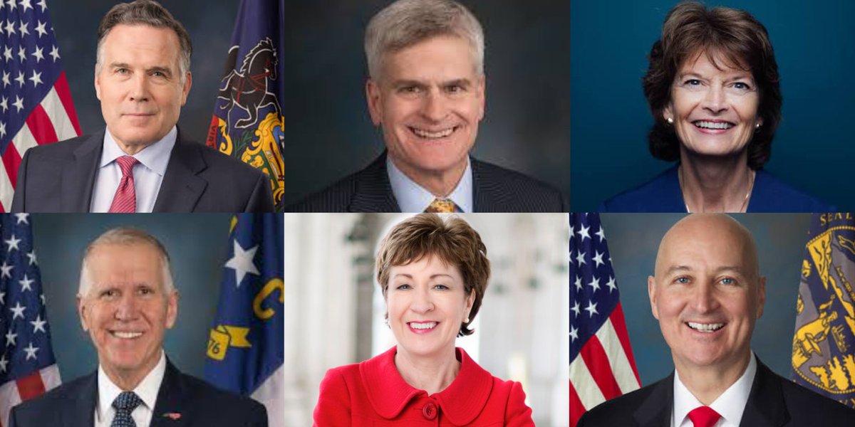 Oh look, six RINO senators are taking the side of the radicalized leftist who attacked ICE agents while carrying a loaded handgun this weekend. 

I truly despise RINO'S more than radical Democrats