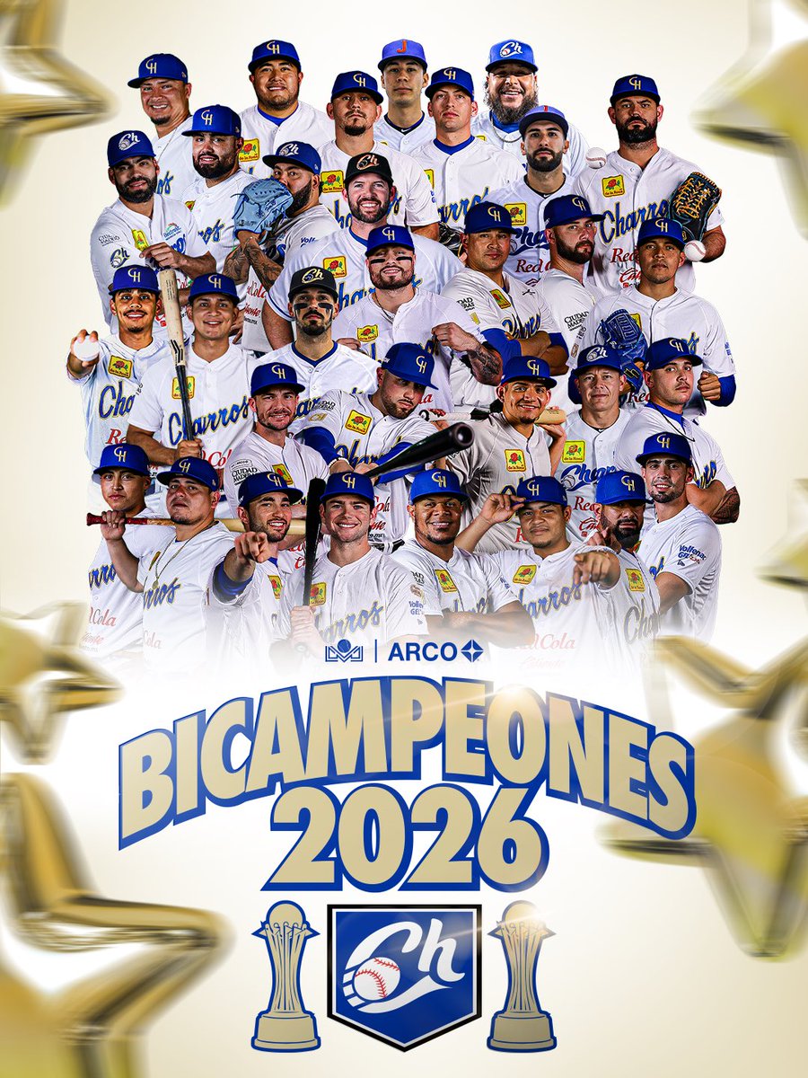 charrosbeisbol's tweet image. ¡LA GLORIA ES JALISCIENSE Y NOSOTROS SOMOS BICAMPEONES!🤠🏆🏆
¡GRÍTENLO, CHARROMANÍA, ESTO ES TODOS USTEDES, DEL EQUIPO Y NUESTRAS FAMILIAS!🏆🏆🏆🏆
