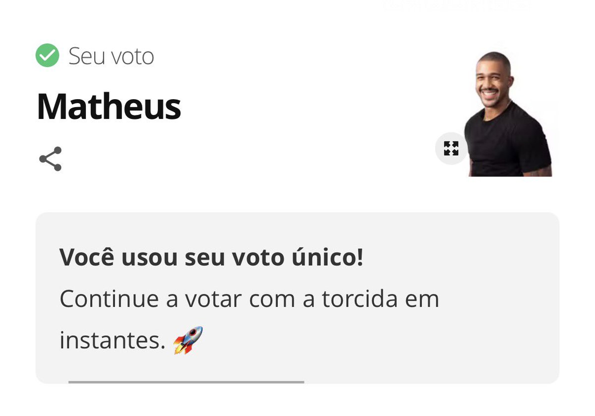 pessoal, o menino Matheus aqui de Porto Alegre está participando duma promoção pra ganhar uma bolsa integral em Harvard

o sonho dele é fazer faculdade e pra isso ele vai precisar da sua ajuda

entre no Gshow e vote muito nele

que Deus abençoe todos vcs 🙏 #bbb