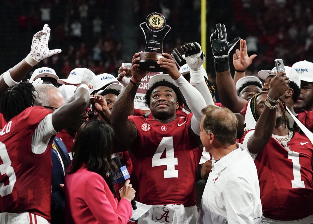 SSN_Alabama's tweet photo. Former Alabama QB Jalen Milroe will head to the Super Bowl in year one of his NFL career. https://t.co/zKxxGlr1J4