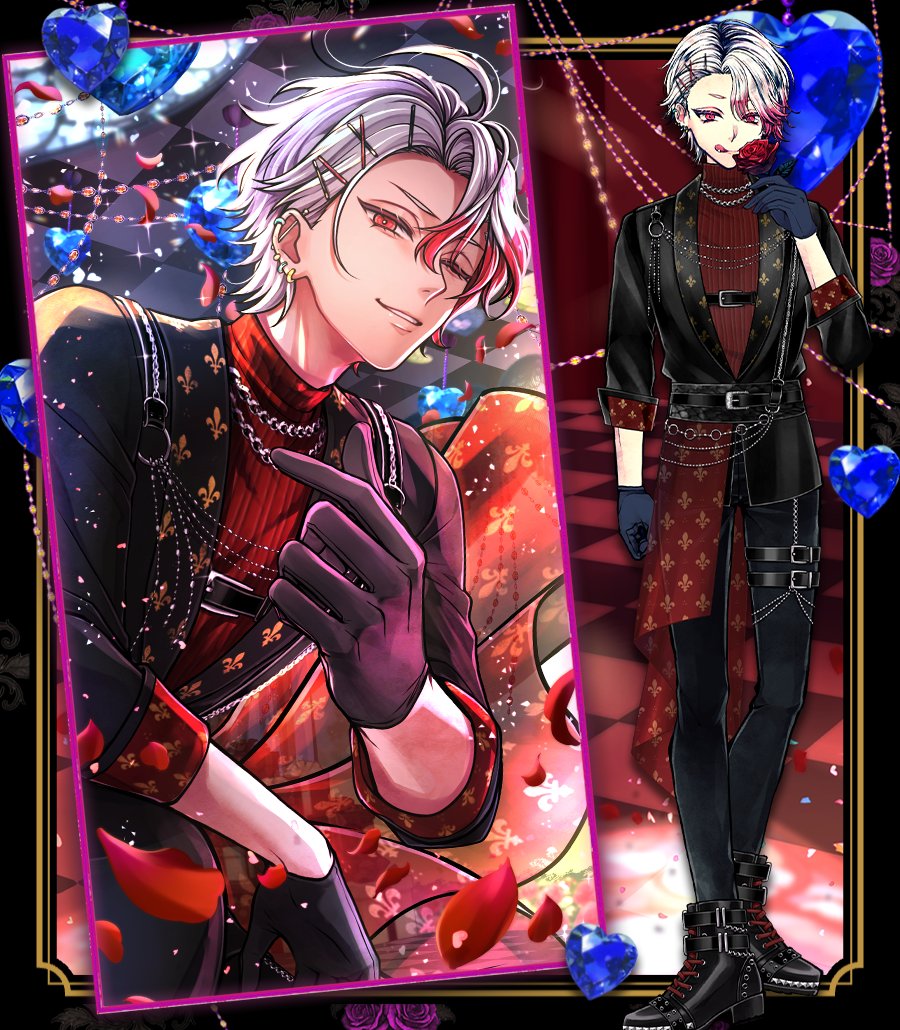 🌹イベント SSR執事ストーリー紹介🌹

「主様がオレの隣にいるんじゃなくて
　オレが主様の隣にいさせてもらってるんすから♪」

お出かけ中、熱心な追っかけにつきまとわれ……

※アモンのSSR獲得で視聴可能🍫
【アプリ】api.devil-butler.com/links/in_app_e…