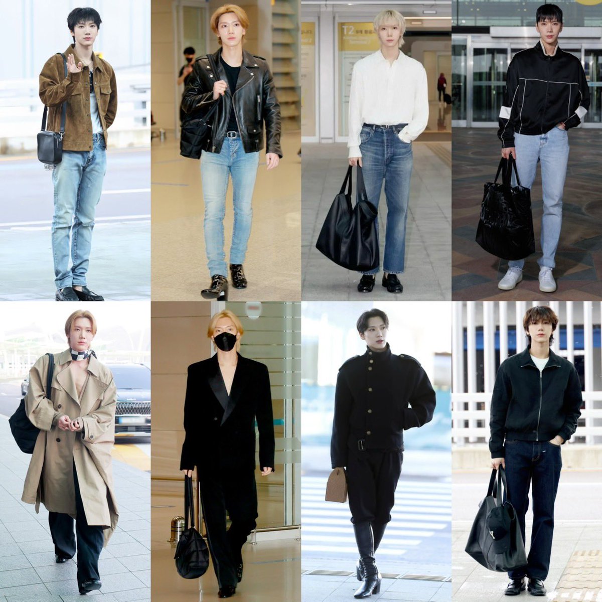 olalacool's tweet image. ทุก total look สนามบินของเตนล์กับ YSL คือเดอะเบส!!!! #TENtoYSL2026Show