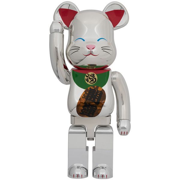 限定品発売のお知らせ(BE@RBRICK 招き猫 開運 弐 発光 銀メッキ 400