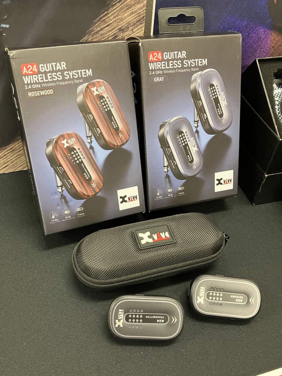 【 #Xvive 新製品紹介】 A24
ギター・ベース用ワイヤレスシステム「U2」の後継モデルとして、2025年12月末にリリース！🎸

充電はUSB-C対応で、6チャンネル＆スマートスキャン機能が搭載✨

pearl-music.co.jp/xvive/product/…